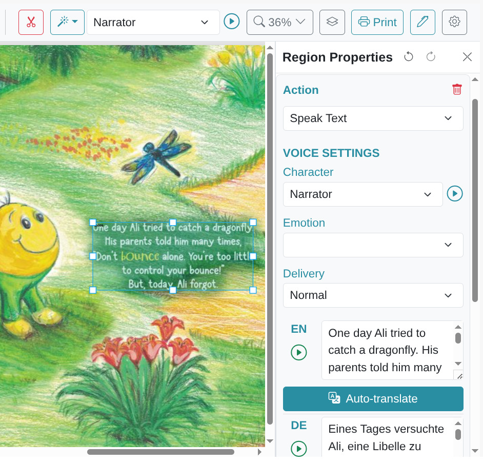 SoniqPen Studio interface